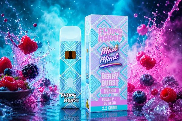 Flying Horse disposable vape devices and hardware in pastel candy aesthetic